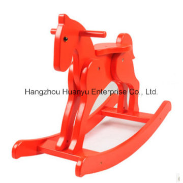 Factory Rupply Wooden Rocking Horse-Red Knight Rocker